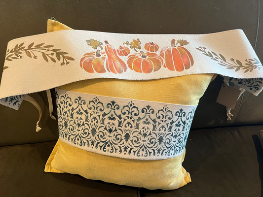 Home Decor NO SEW Pillow Wraps Tutorial