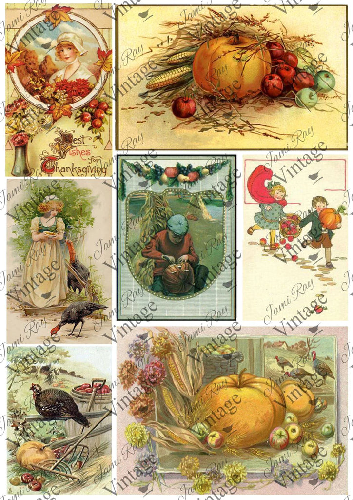 JV Rice Paper Sheet Fall Cards