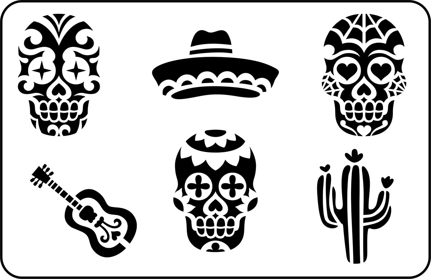 Sugar Skulls | JRV Stencils