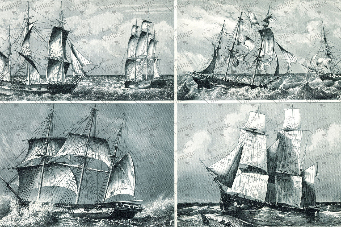 Ships At Sea | JRV Decoupage Paper
