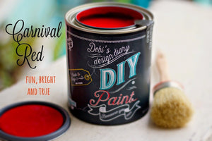 Open image in slideshow, DIY Clay &amp; Chalk Paint - Carnival Red
