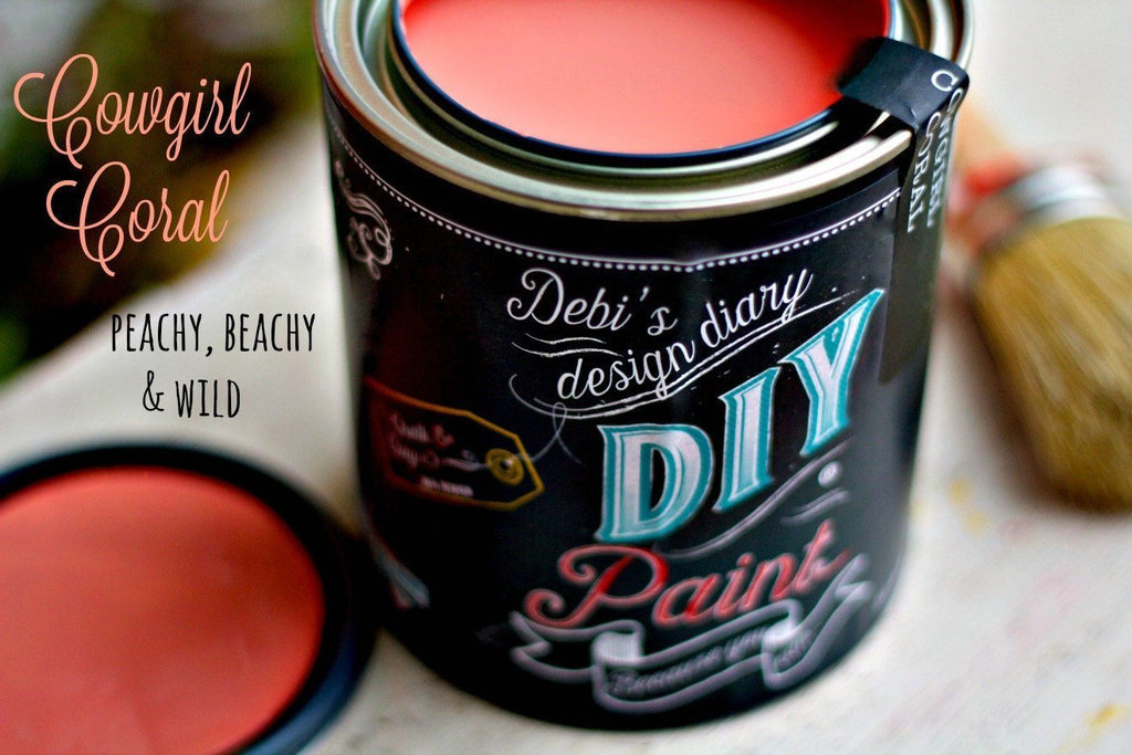DIY Clay & Chalk Paint - Cowgirl Coral