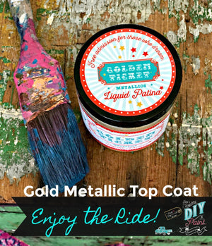 Open image in slideshow, DIY Paint Gold Liquid Patina - Antiquing Patina
