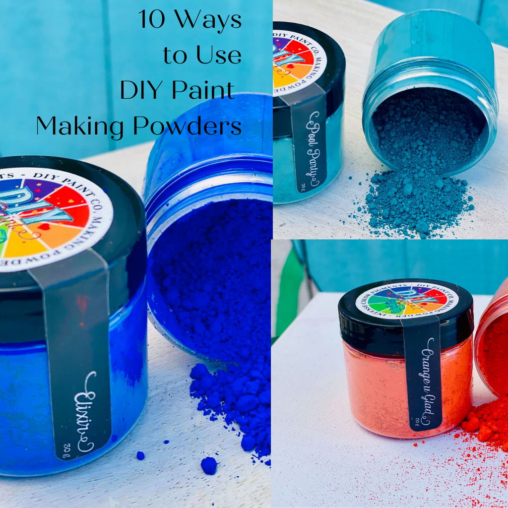 10 Ways To Use DIY Paint Making Powders