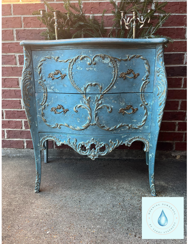 The Provenance of Marie - A French Provincial Chest Clay & Chalk Painted Tutorial