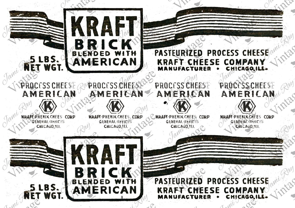 JV Rice Paper Sheet Kraft Cheese Label