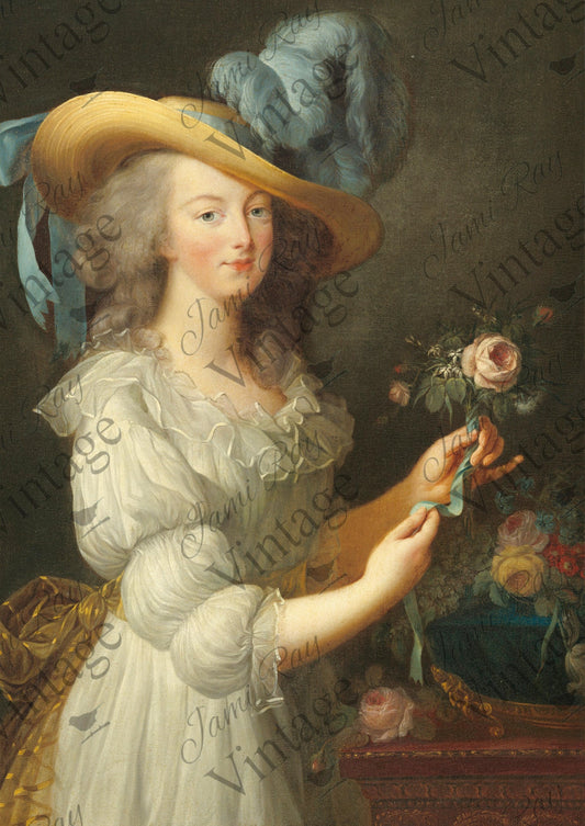 JRV Rice Paper Sheet Marie Antoinette