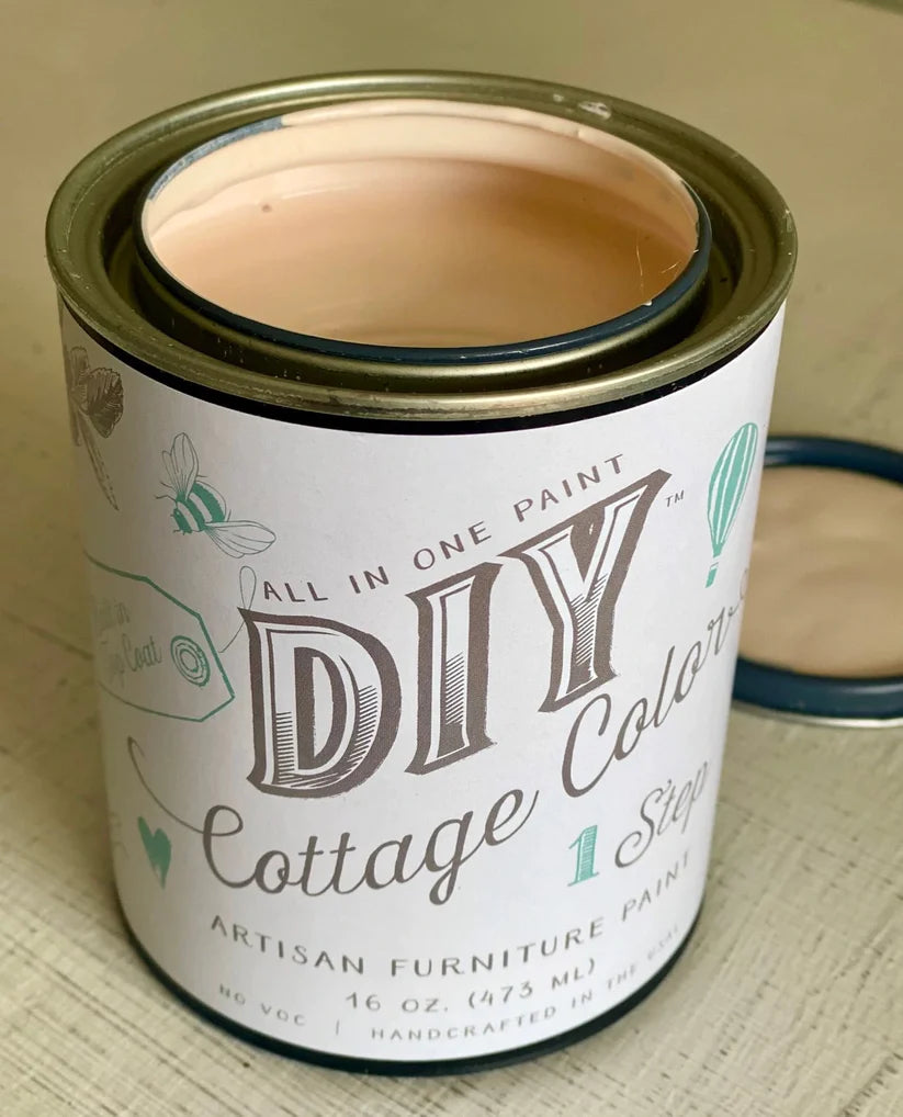 DIY Paint Cottage Colors Chalk Paint - Vintage Pink Front