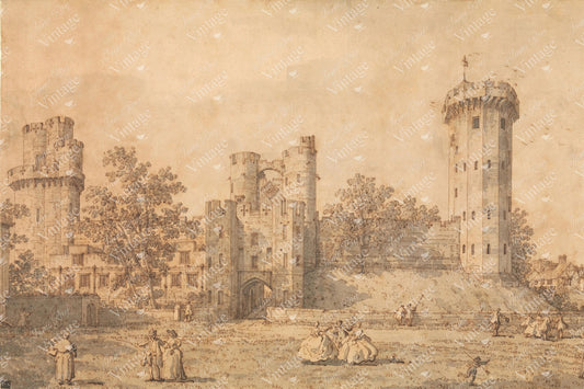 Warwick Castle | JRV Decoupage Paper