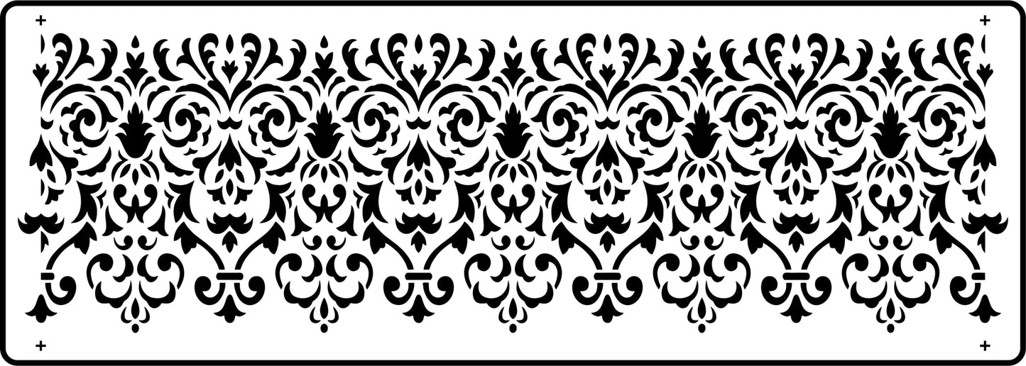 Reusable Stencil 15mil thick - Gatsby (looks like lace)