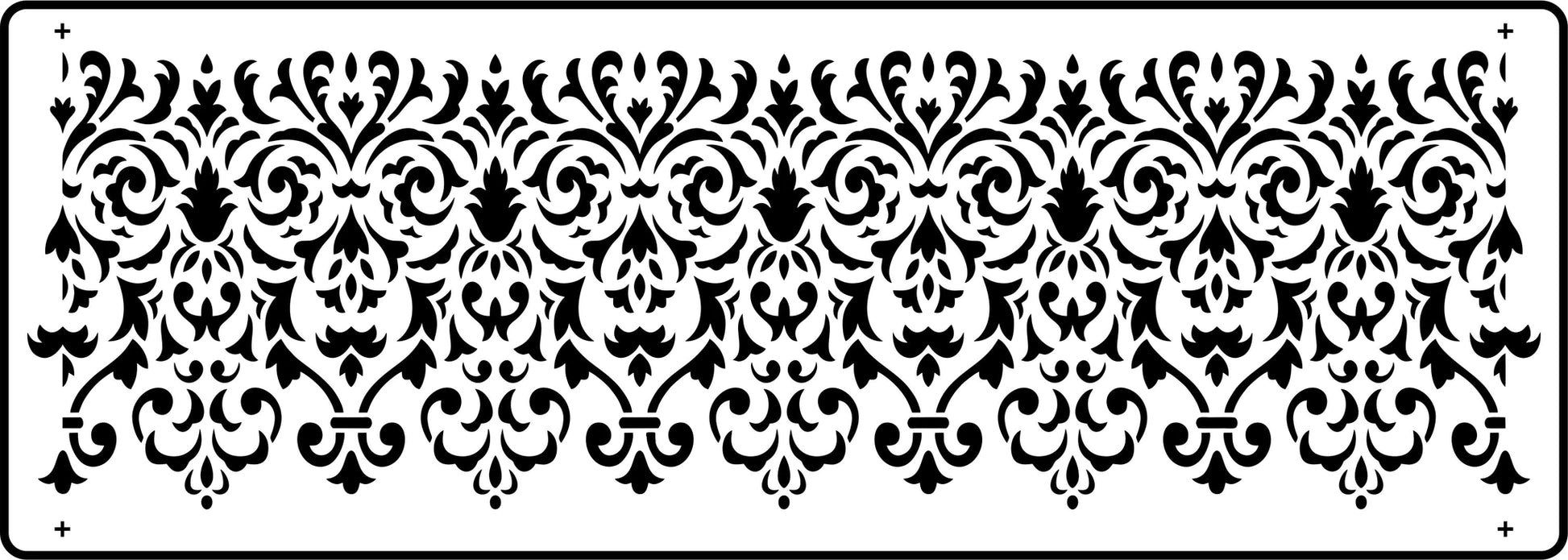 Reusable Stencil 15mil thick - Gatsby (looks like lace)