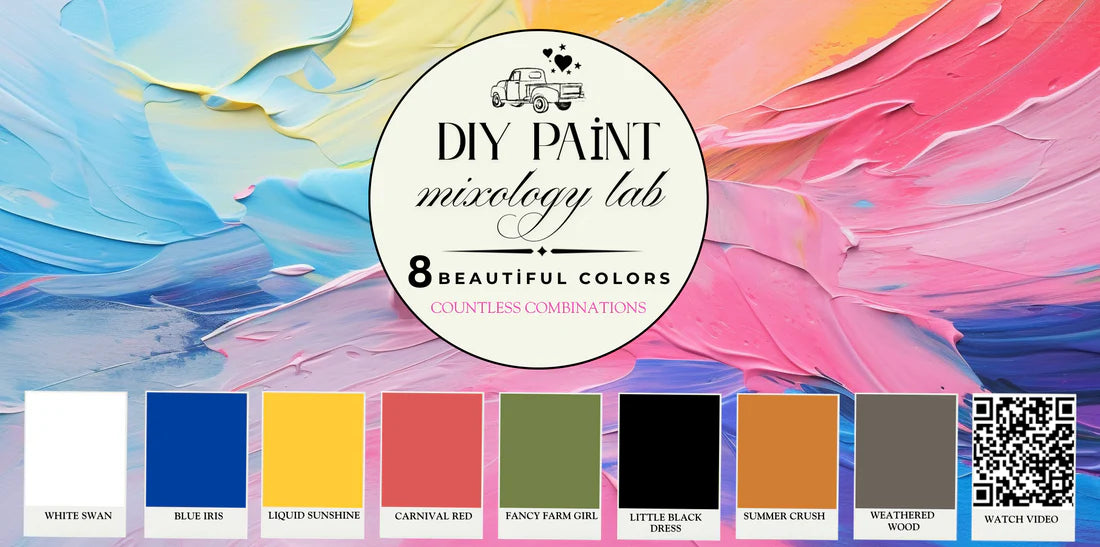 DIY Paint SAMPLER Mixology Lab-8 beautiful colors