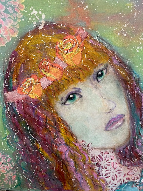 Portrait Mode | JRV Stencil Designed by Debi from Debi's Design Diary