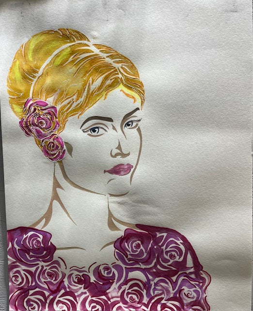 Portrait Mode | JRV Stencil Designed by Debi from Debi's Design Diary