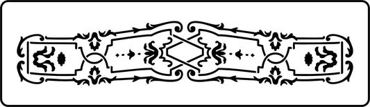 Reusable Stencil, 15mils thick, Scroll Panel