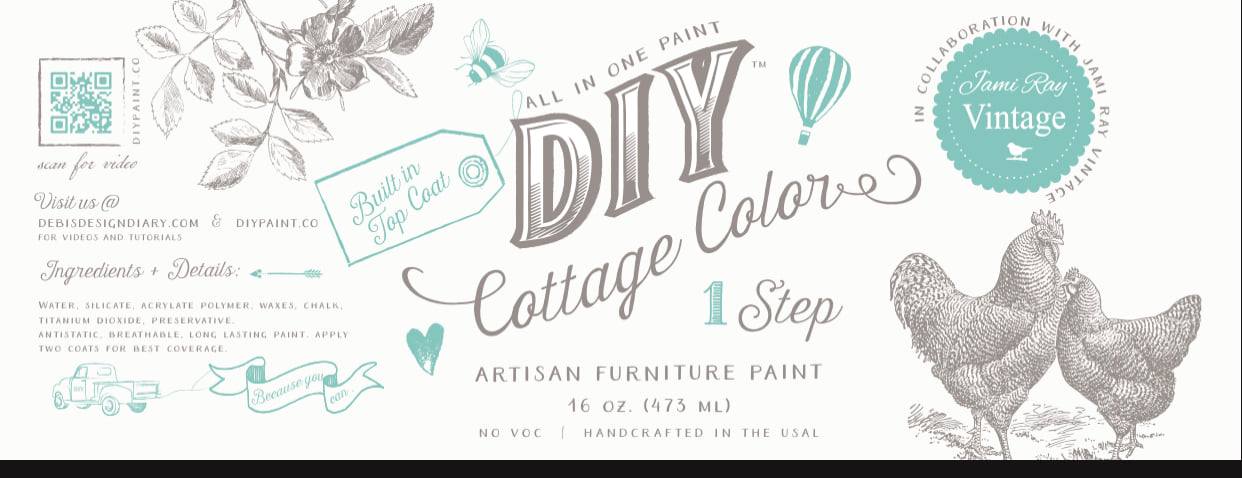 DIY Paint Cottage Colors Chalk Paint - Label
