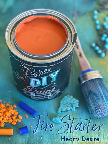 DIY Clay & Chalk Paint - Fire Starter
