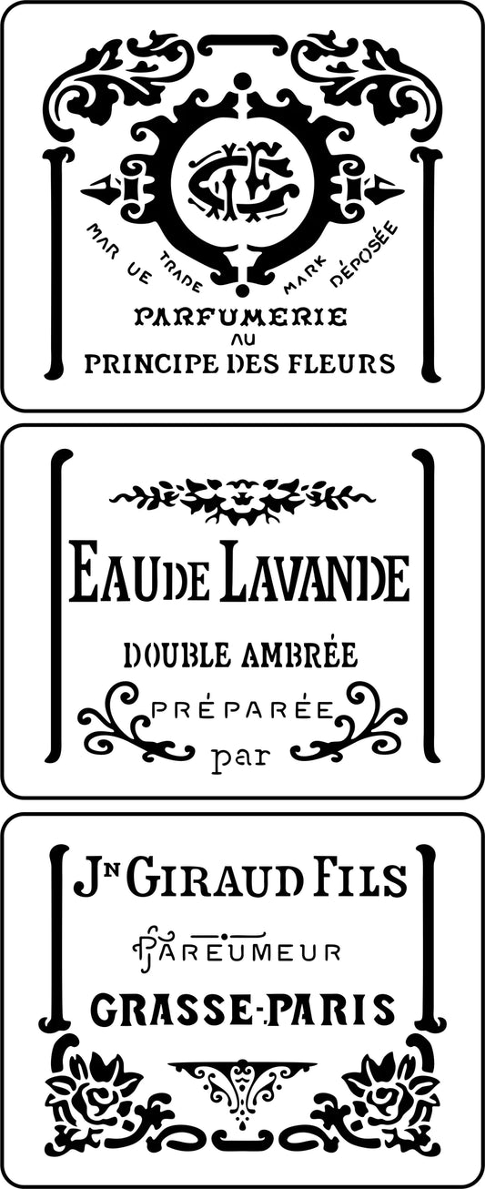 Parfumerie Stencil | JRV Stencils