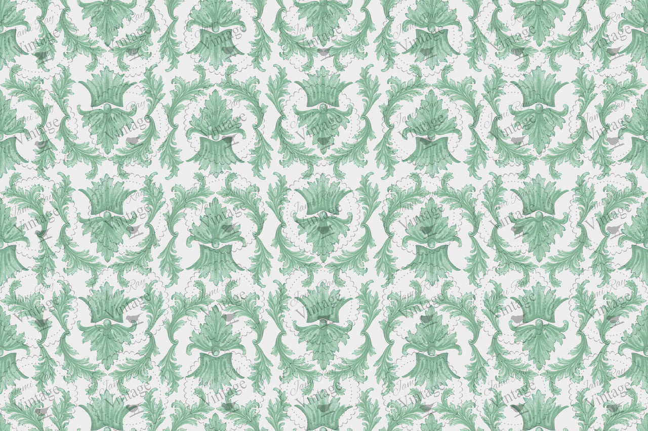 Sage Damask