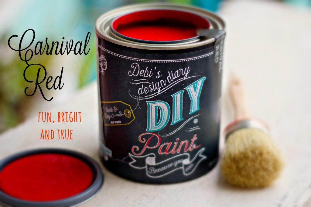 DIY Clay & Chalk Paint - Carnival Red
