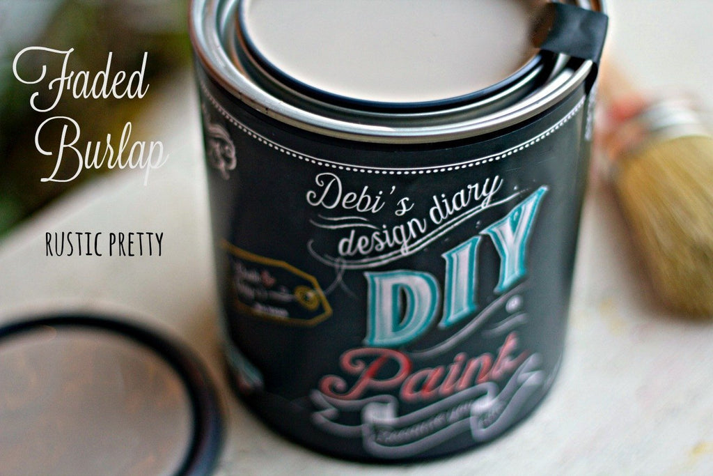 DIY Clay & Chalk Paint - Faded Burlap