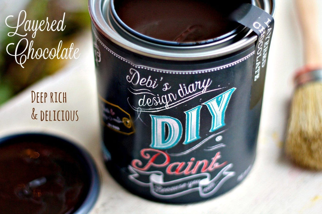 DIY Clay & Chalk Paint - Layered Chocolate