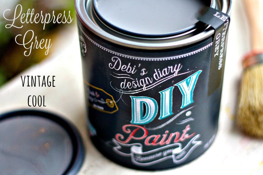 DIY Clay & Chalk Paint - Letterpress Grey