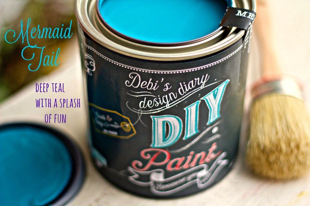 DIY Clay & Chalk Paint - Mermaid Tail