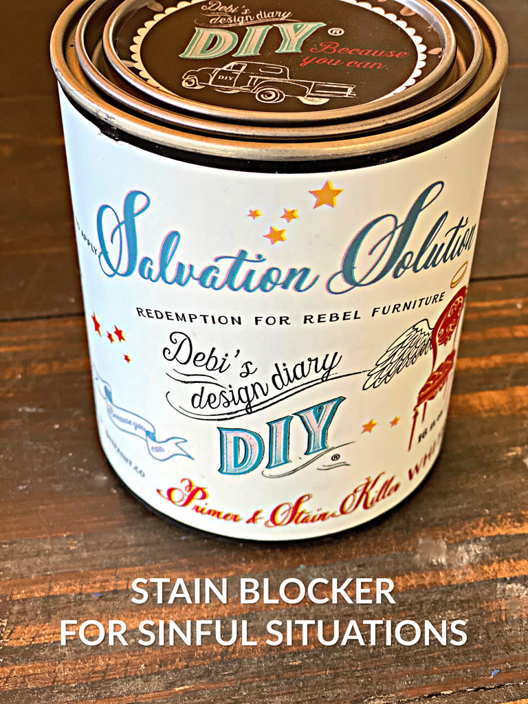 DIY Paint Salvation Solution - Wood Bleed Thru Blocker