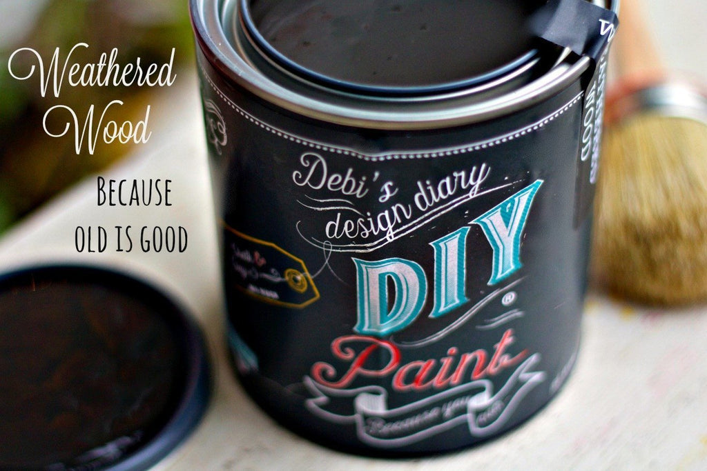 DIY Clay & Chalk Paint - Weathered Wood